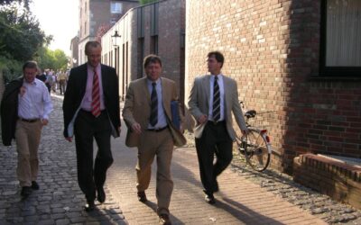 Friedrich Merz, Uwe Schummer und Marcus Optendrenk in Kempen