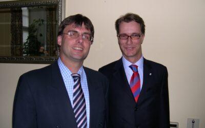 Marcus Optendrenk und Gerneralsekretär Hendrik Wüst